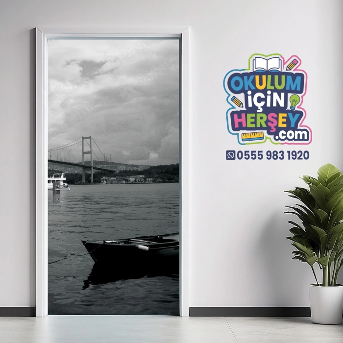 Siyah Beyaz Kapı Giydirme 06