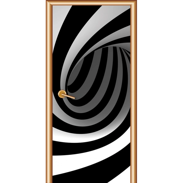 Siyah Beyaz Kapı Giydirme 07