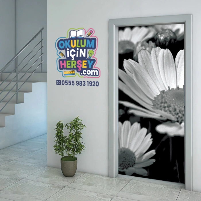 Siyah Beyaz Kapı Giydirme 08