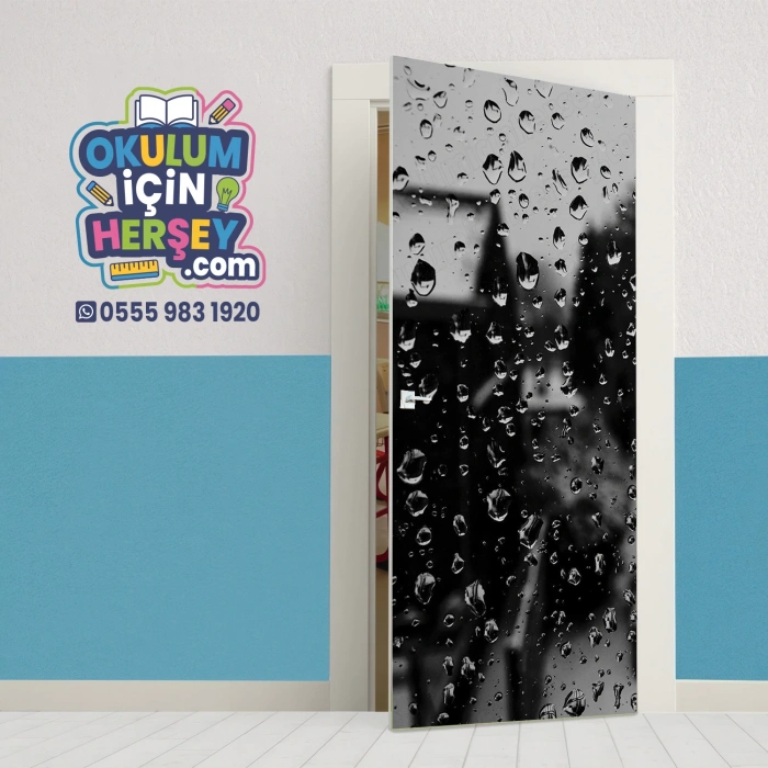 Siyah Beyaz Kapı Giydirme 09