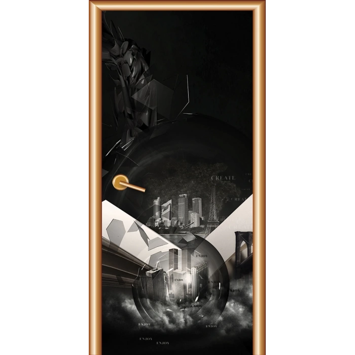 Siyah Beyaz Kapı Giydirme 10