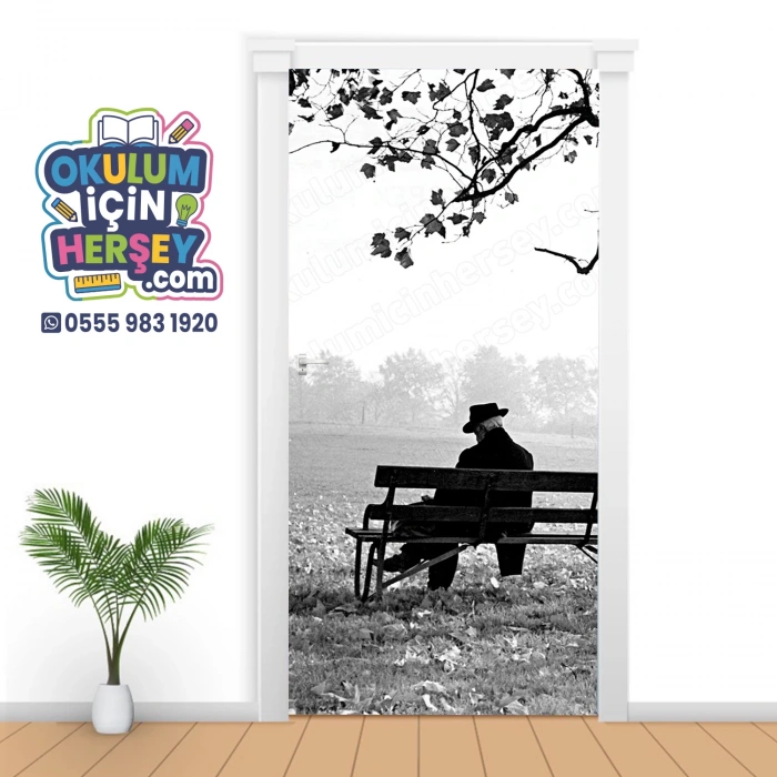 Siyah Beyaz Kapı Giydirme 15