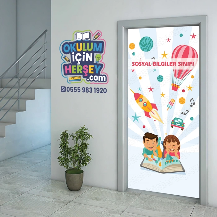 Sosyal Bilgiler Sınıfı Kapı Giydirme 04