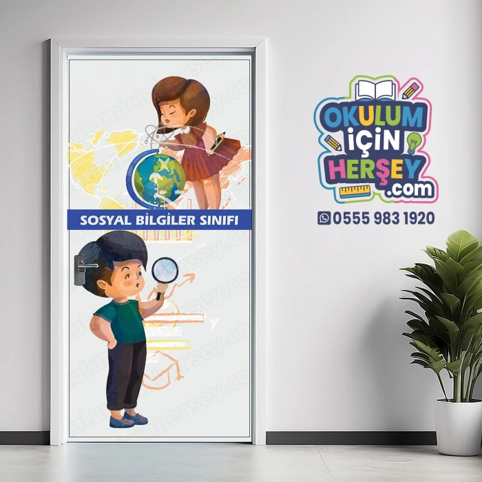 Sosyal Bilgiler Sınıfı Kapı Giydirme 07