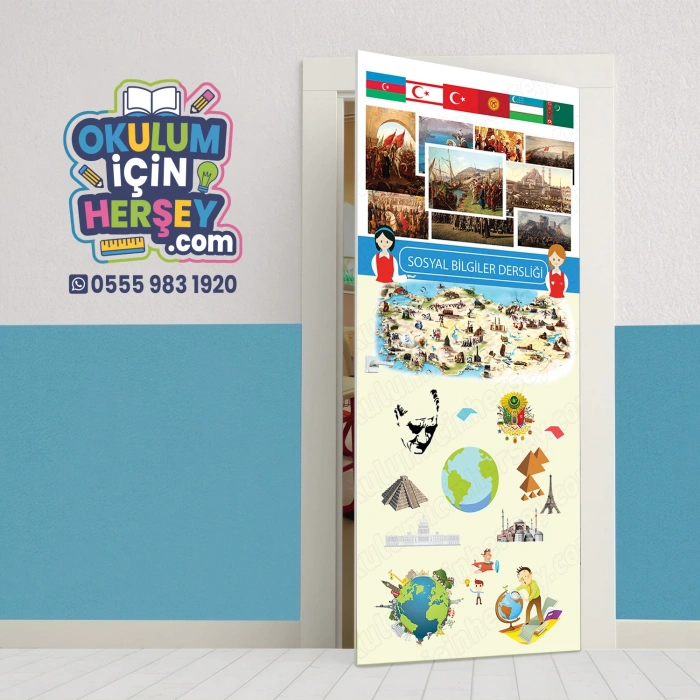 Sosyal Bilgiler Sınıfı Kapı Giydirme 15