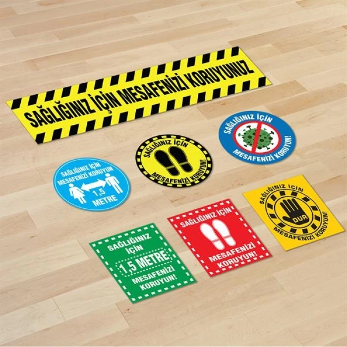 Sosyal Mesafe Zemin Uygulaması YU 20