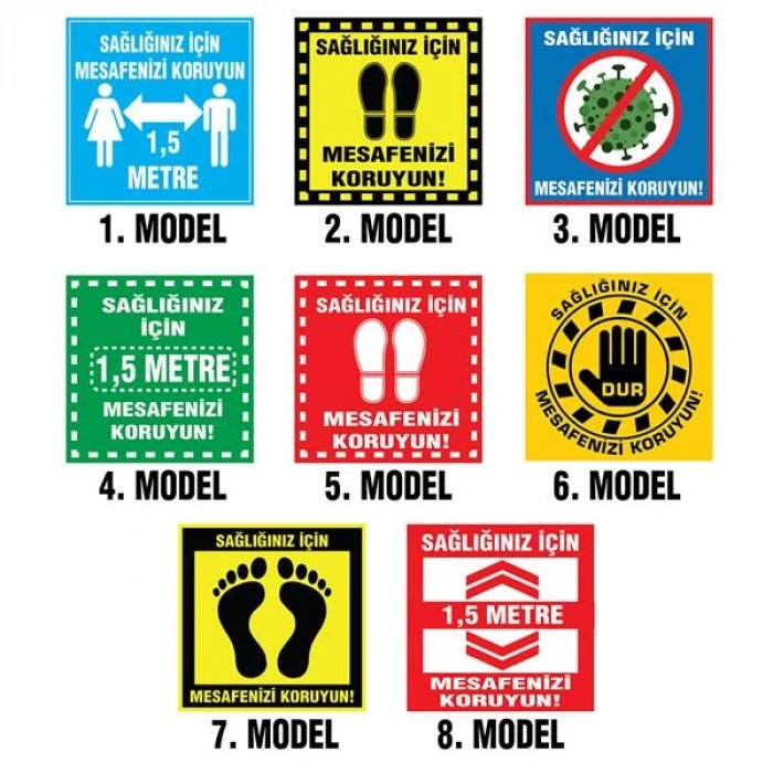 Sosyal Mesafe Zemin Uygulaması YU 20