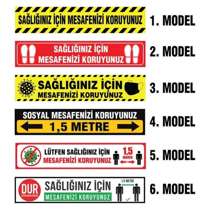 Sosyal Mesafe Zemin Uygulaması YU 20