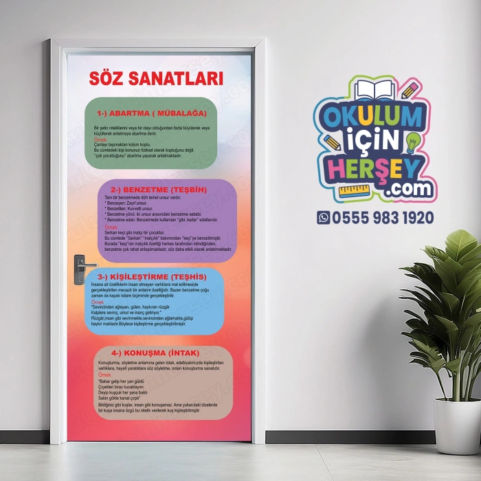 Söz Sanatları Kapı Giydirme 20