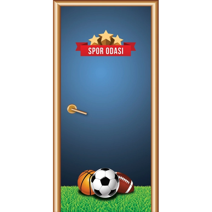 Spor Odası Kapı Giydirme 03