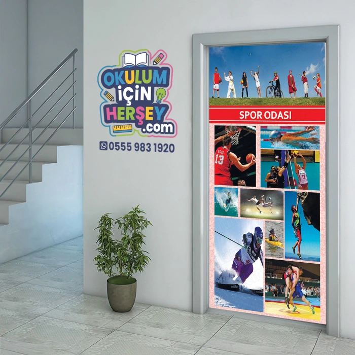 Spor Odası Kapı Giydirme 12