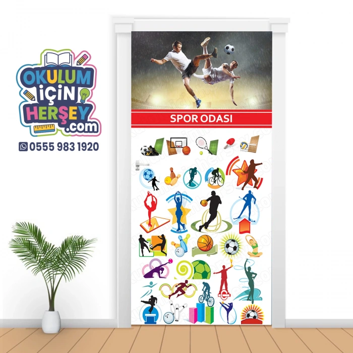 Spor Odası Kapı Giydirme 14