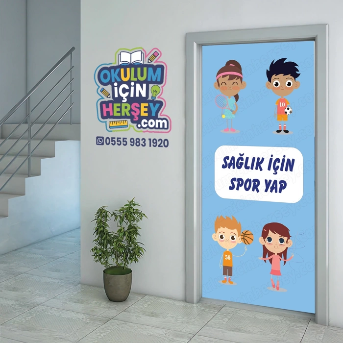 Spor Odası Kapı Giydirme 17
