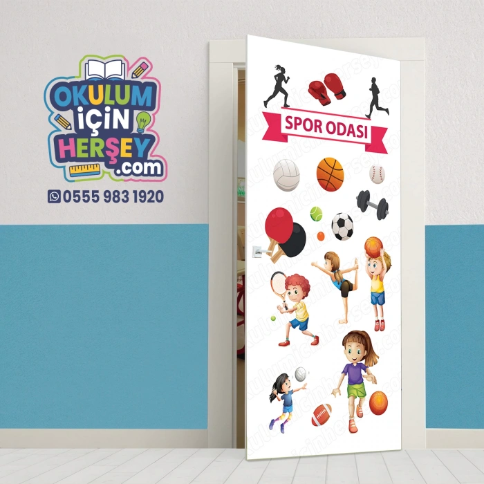 Spor Odası Kapı Giydirme 18