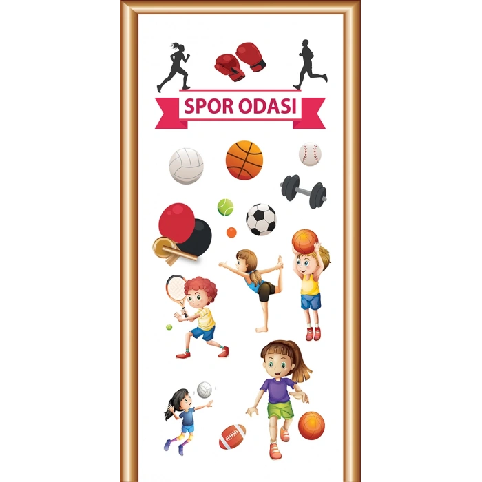 Spor Odası Kapı Giydirme 18