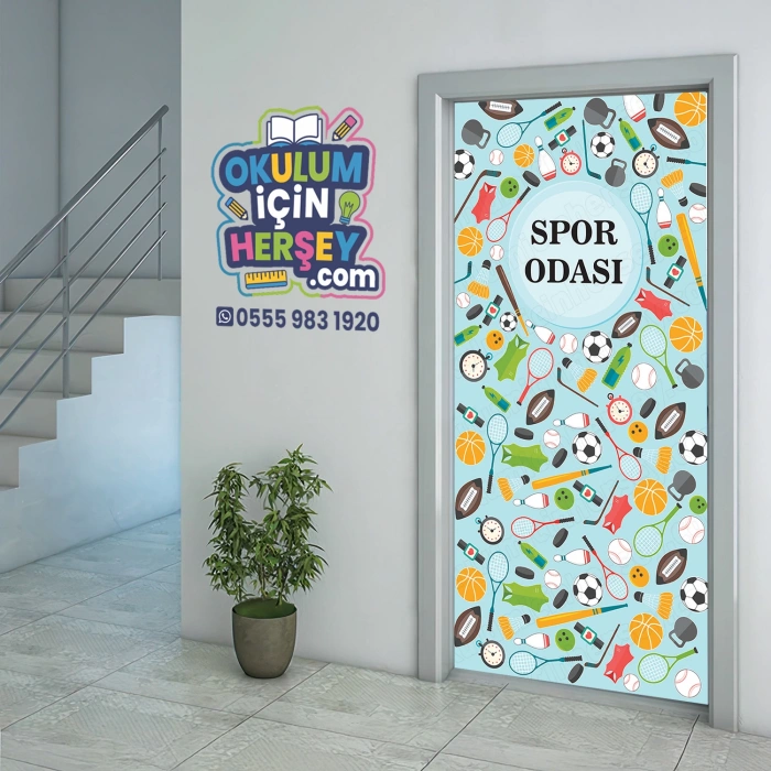 Spor Odası Kapı Giydirme 33