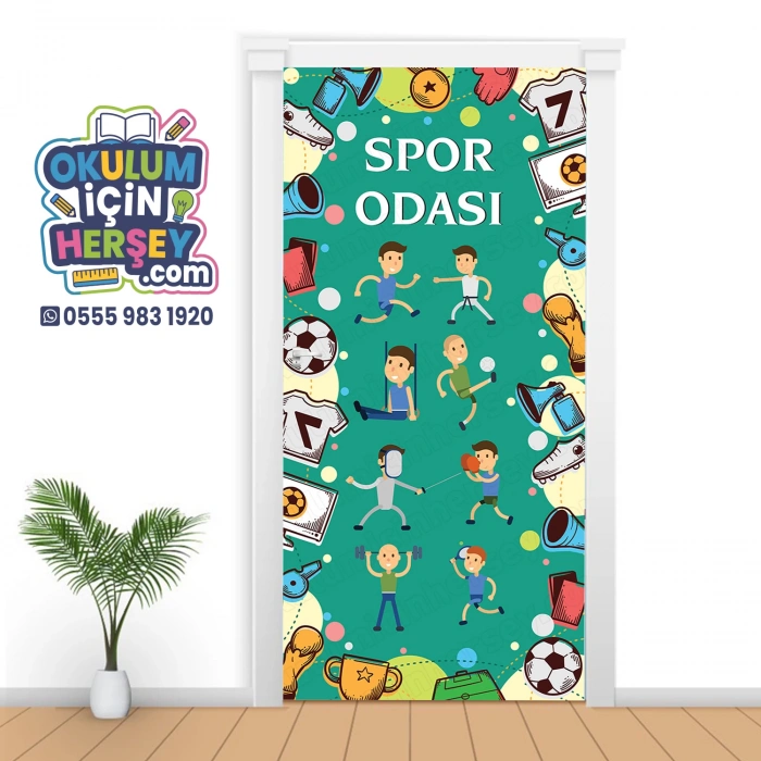 Spor Odası Kapı Giydirme 35