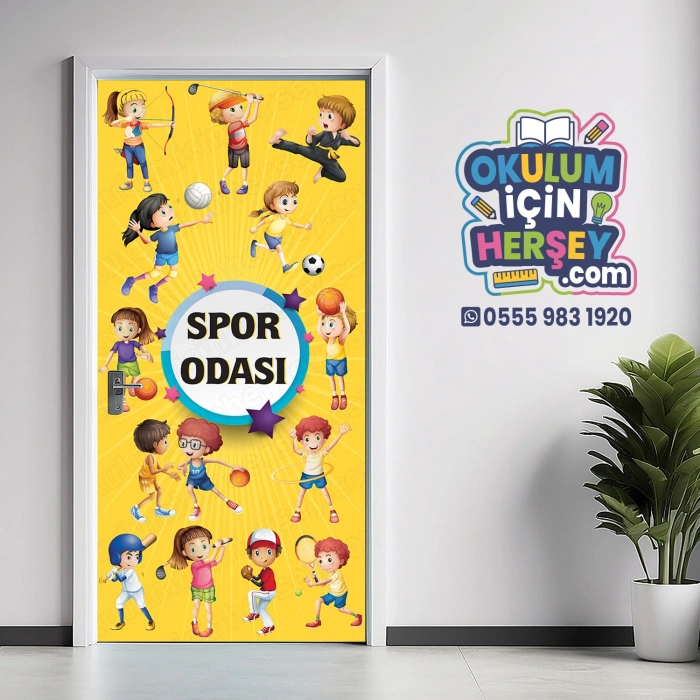 Spor Odası Kapı Giydirme 36