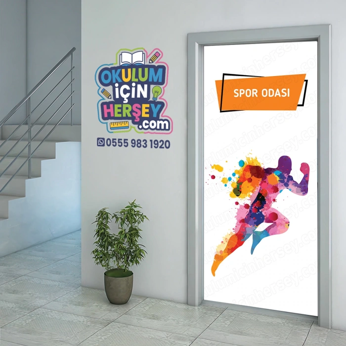 Spor Odası Kapı Giydirme 41