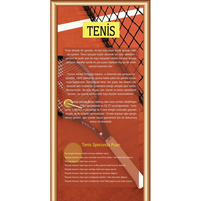 Tenis Kapı Giydirme 40