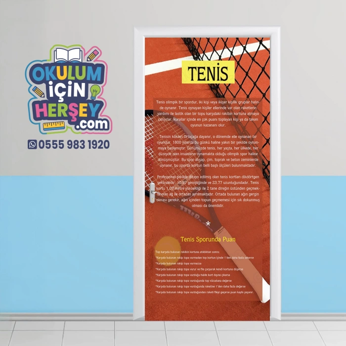Tenis Kapı Giydirme 40