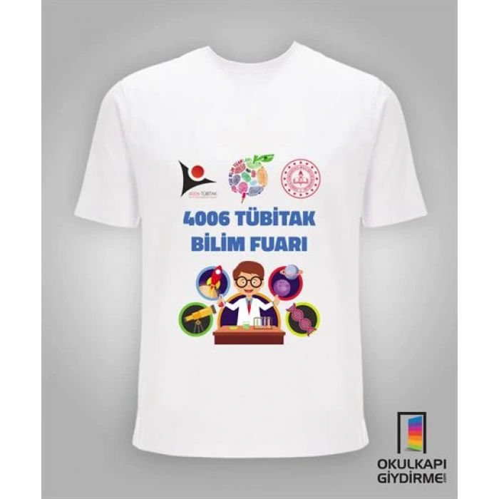 Tübitak Bilim Fuarı Tişört TBF TŞ 01