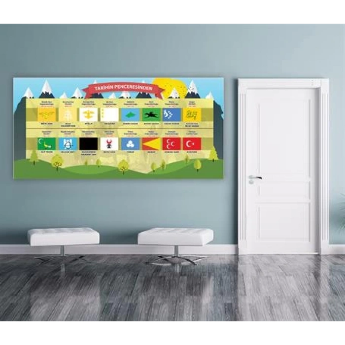 Türk Devletleri Duvar Giydirme 04