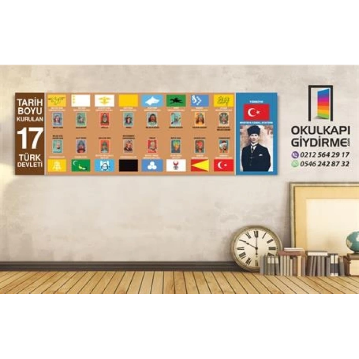 Türk Devletleri Duvar Giydirme 05