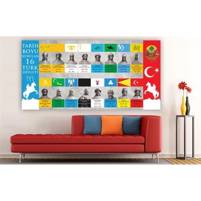 Türk Devletleri Duvar Giydirme 07