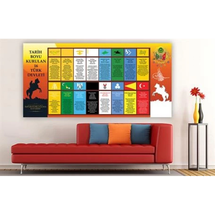 Türk Devletleri Duvar Giydirme 08