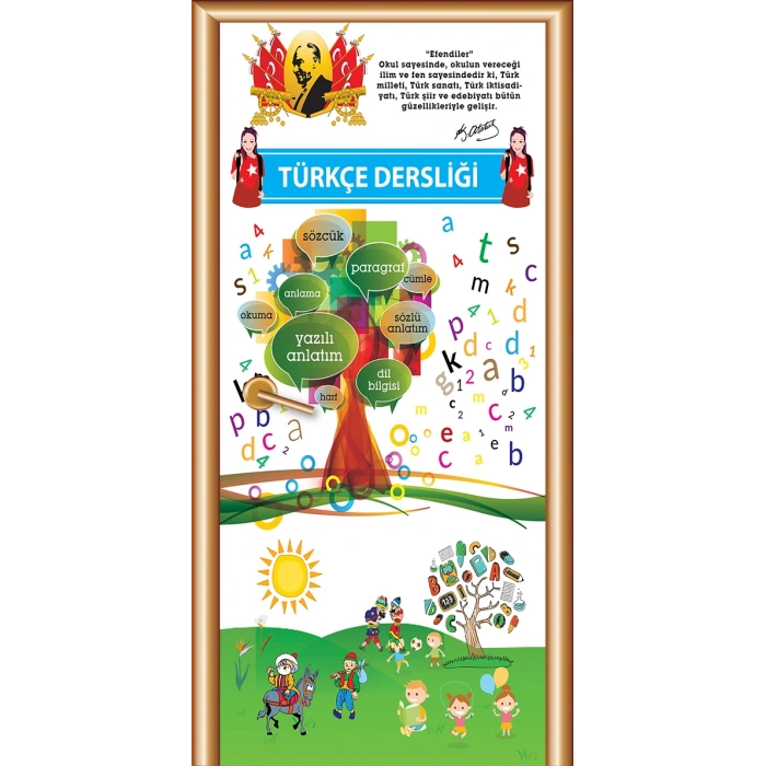 Türkçe Sınıfı Kapı Giydirme 10
