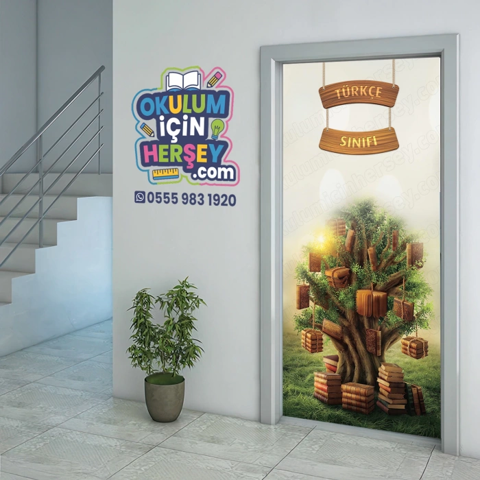 Türkçe Sınıfı Kapı Giydirme 17