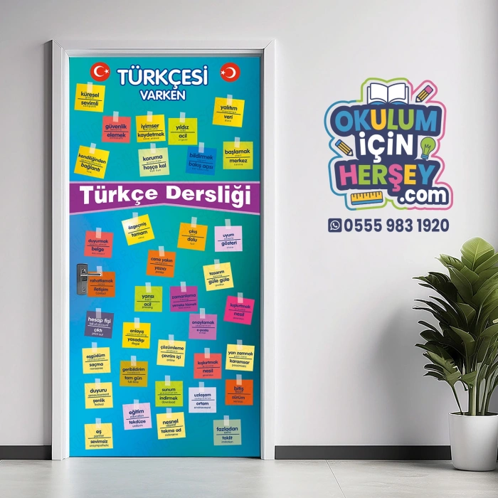 Türkçe Sınıfı Kapı Giydirme 35