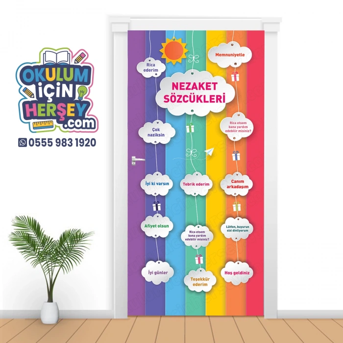 Türkçe Sınıfı Kapı Giydirme 36