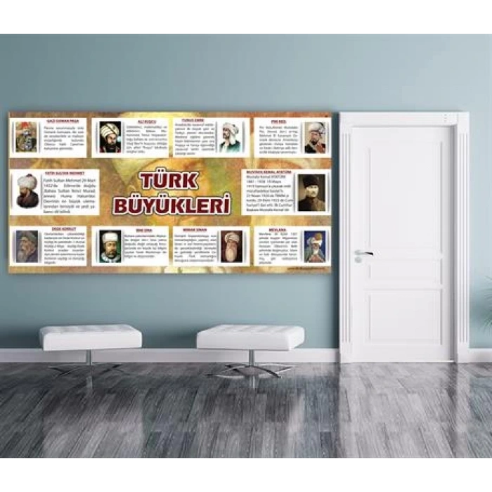 Ünlü Türk Büyükleri Duvar Giydirme 001