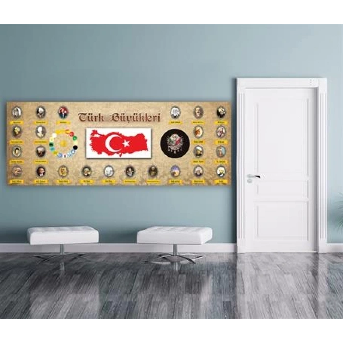 Ünlü Türk Büyükleri Duvar Giydirme 02