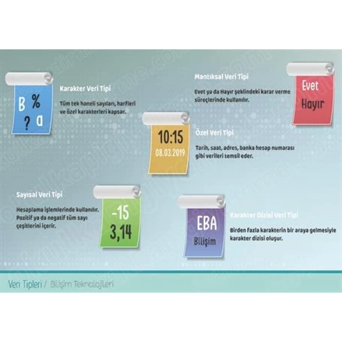 Veri Tipleri P BT 18