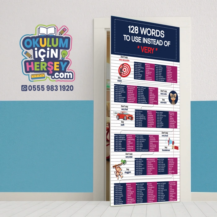 Very Yerine Kullanılacak Kelimeler