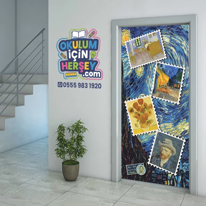 Vincent Van Gogh Kapı Giydirme 22