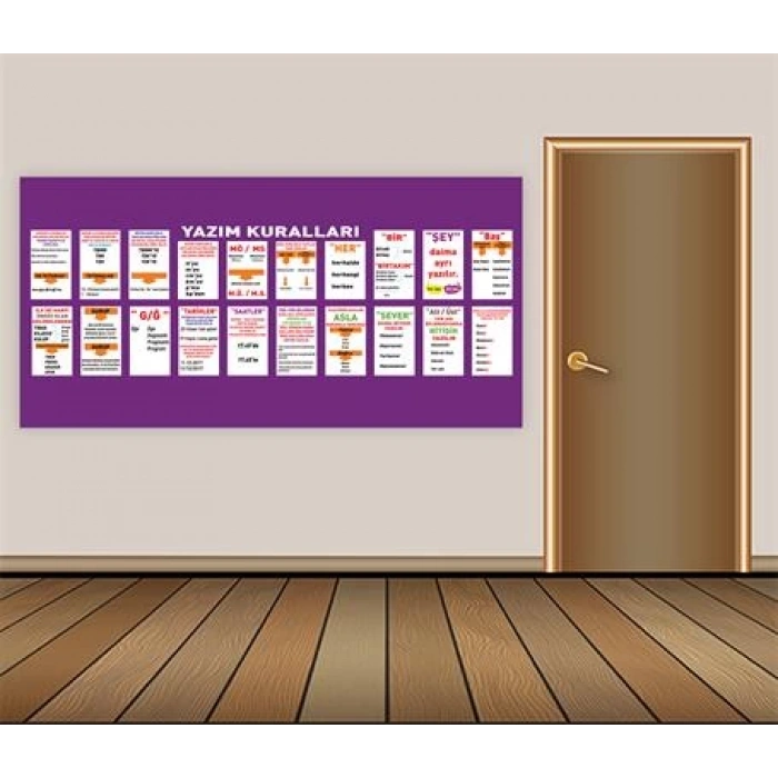 Yazım Kuralları Duvar Giydirme 16