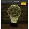 3D Ampul Led Lamba PL LMB 08