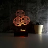 3D Futbol Topları Led Lamba PL LMB 42