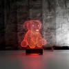 3D Sevimli Köpek Led Lamba PL LMB 34