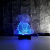 3D Sevimli Köpek Led Lamba PL LMB 38