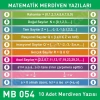 Merdiven Basamakları Matematik MB 054