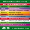 Merdiven Yazıları Değerlerimiz MB 038
