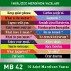Merdiven Yazıları İngilizce MB 042