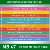 Merdiven Yazıları Matematik MB 047