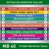 Merdiven Yazıları Motivasyon MB 040