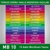 Türkçe Doğru Yanlış MB 010